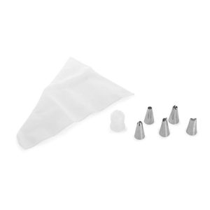 Baking | Piping Bag w/Stainless Steel Tips, 6pce Baking Baking