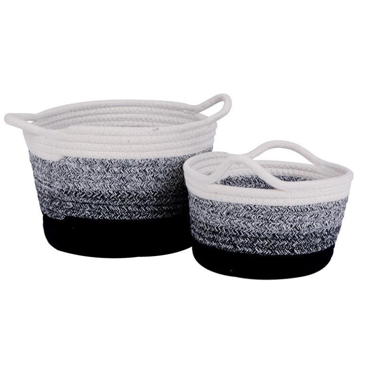 Baskets | Cotton and Maize Basket, Set Of 2