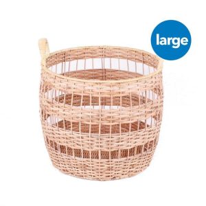 Baskets | Marie Basket, Natural, Large Baskets Baskets