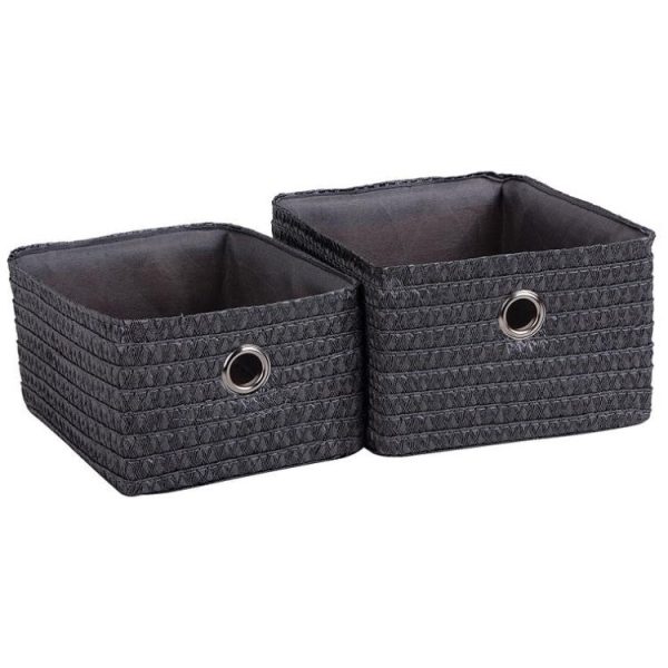 Baskets | Straw Basket, Set Of 2 Baskets Baskets