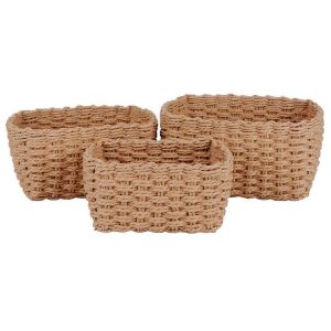 Baskets | Woven Storage Basket, Set Of 3 Baskets Baskets