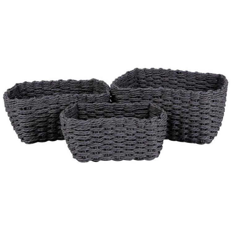 Baskets | Woven Storage Basket, Set Of 3