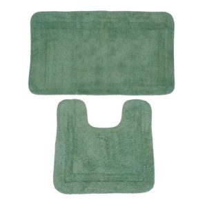 Bathroom | Bathroom Mat 2pce Set, Frost Bathroom Bathroom