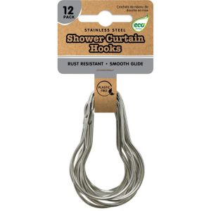 Bathroom | Shower Curtain Hooks, 12pk Bathroom Bathroom