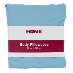 Bedding | Microfibre Body Pillowcase, Blue Bedding Bedding