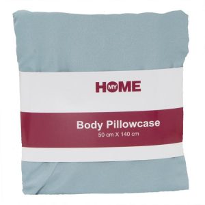 Bedding | Microfibre Body Pillowcase, Blue Haze Bedding Bedding