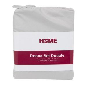 Bedding | Microfibre Doona Set, Double, Lunar Bedding Bedding