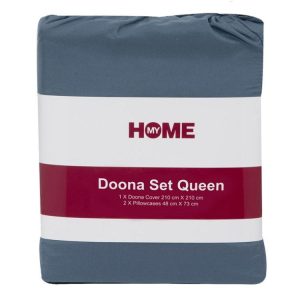 Bedding | Microfibre Doona Set, Queen, Flint Bedding Bedding