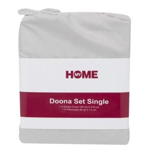 Bedding | Microfibre Doona Set, Single, Lunar Bedding Bedding