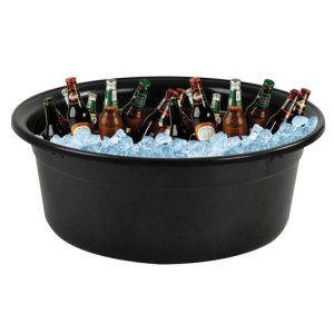 Bins & Buckets | Round Basin, Black, 109L Laundry Bins & Buckets