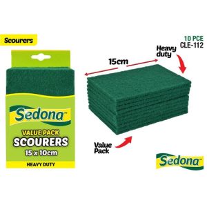 Cleaning Equipment | Scour Pads-Green, 6pk Laundry Cleaning Equipment