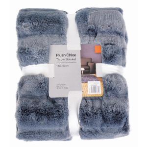 Cushion & Throws | Chloe Plush Blanket, Asstd Cushion & Throws Cushion & Throws