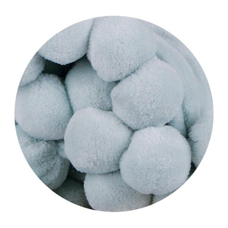 Cushion & Throws | Pom Pom Throw, Mist Blue