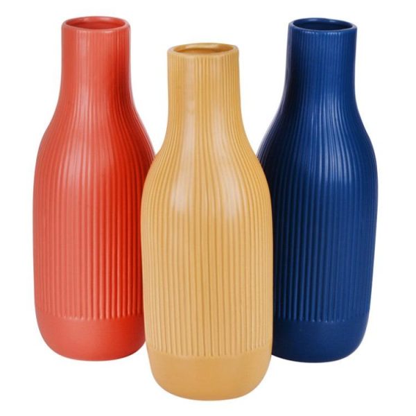 Décor Accessories | Ceramic Bottle Vase, Ocean, Large Décor Décor Accessories