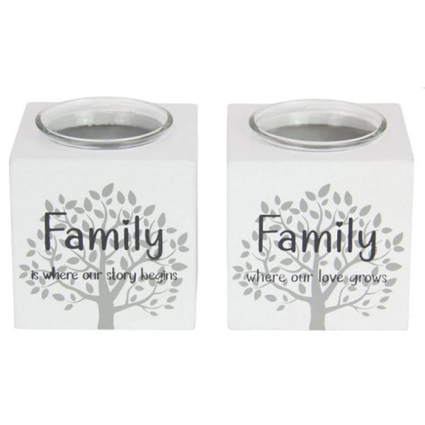 Décor Accessories | Family Inspiration Tealight Holder, 8cm, Asstd Décor Décor Accessories