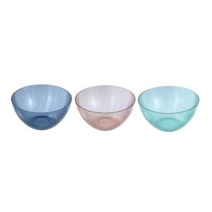 Dining & Serveware | Palm Deco Salad Bowl, 25.5cm, 3 Asstd Colours Dining & Serveware Dining & Serveware