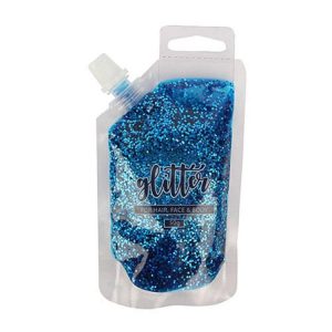 Dress Ups | Blue Glitter Gel Pouch, 50gm Dress Ups Dress Ups