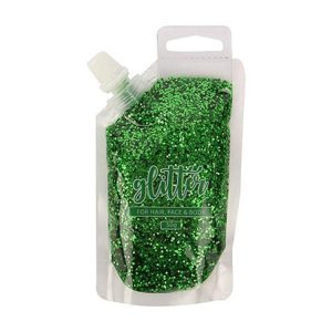 Dress Ups | Green Glitter Gel Pouch, 50gm Dress Ups Dress Ups