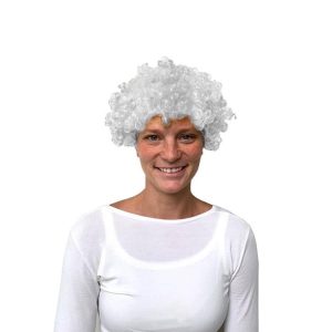 Dress Ups | Party Curly Wig, White Dress Ups Dress Ups