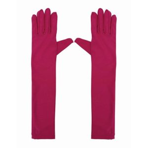 Dress Ups | Party Long Satin Gloves, Pink Dress Ups Dress Ups