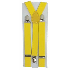 Dress Ups | Party Suspenders, Yellow Dress Ups Dress Ups