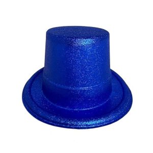 Dress Ups | Party Top Hat Glitter, Blue Dress Ups Dress Ups