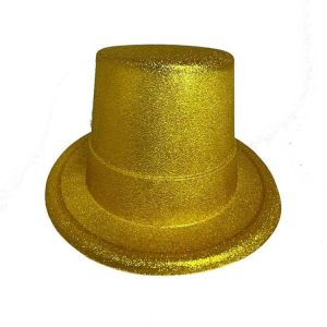 Dress Ups | Party Top Hat Glitter, Yellow Dress Ups Dress Ups