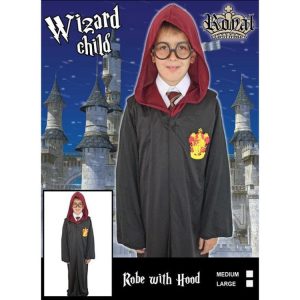 Dress Ups | Wizard Robe With Hood Costume, Medium Dress Ups Dress Ups