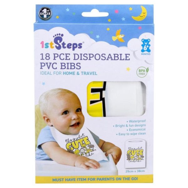 Feeding | Disposable Bibs, 18pk Baby Feeding