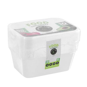 Food Containers | L&L Food Container Rectangle, 1.5L, 10pk Food Containers Food Containers