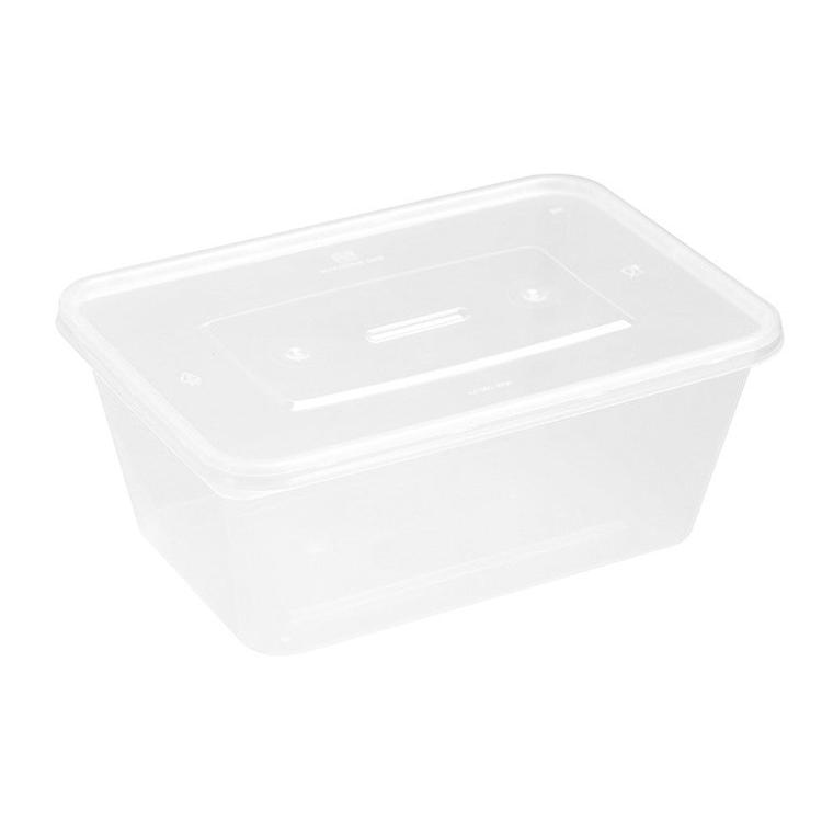 Food Containers | L&L Food Container Rectangle, 1L, 25pk