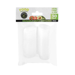 Food Containers | L&L Reusable Sauce Container, 25ml, 30pk Food Containers Food Containers