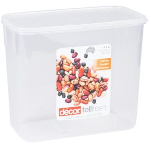 Food Containers | Tellfresh Tall Oblong, 4.75L Food Containers Food Containers