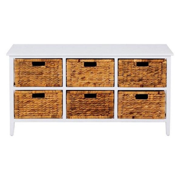 Indoor | Airlie 6 Drawer White Chest Furniture Indoor