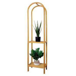 Indoor | Rattan Plant Stand, 2 Tier Furniture Indoor