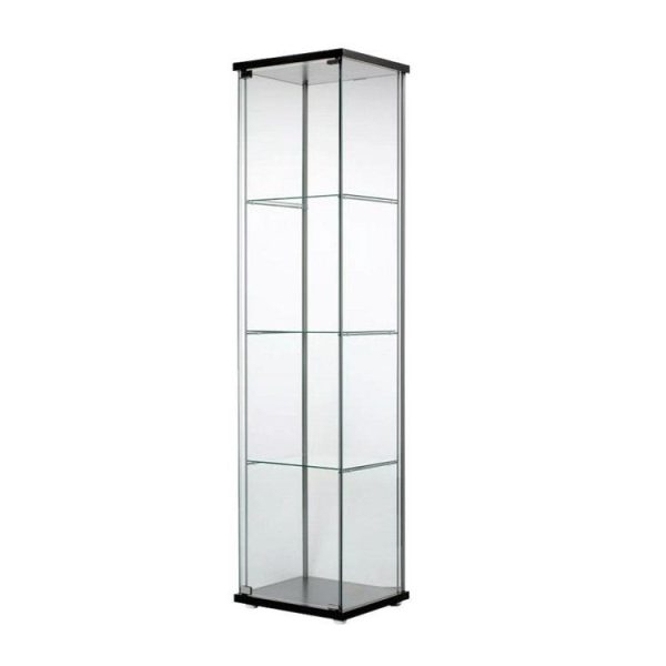 Indoor | Single Door Glass Cabinet Furniture Indoor