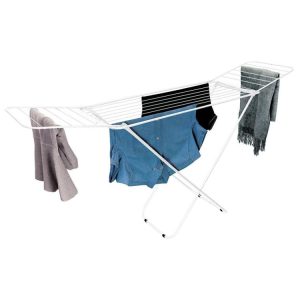 Laundry Accessories | Clothes Airer Winged 21 Rails White Laundry Laundry Accessories