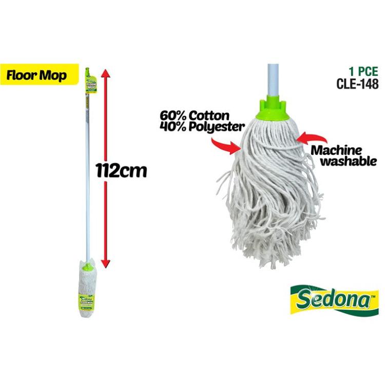 Laundry Accessories | Cotton Mop w/ Handle