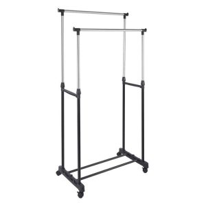 Laundry Accessories | Double Rail Clothes Rack, 160x82cm Laundry Laundry Accessories