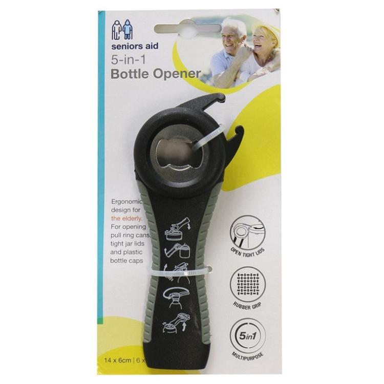 Living Aids | Multi-Use Bottle Opener, 5 in 1