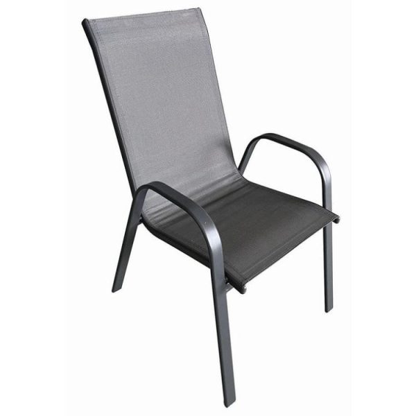 Outdoor | Sling Chair, Charcoal Furniture Outdoor