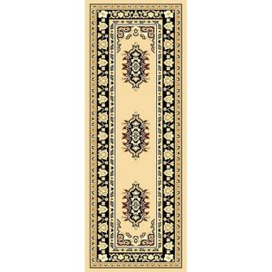 Rugs & Accessories | Traditional Black & Cream Runner Manchester Rugs & Accessories