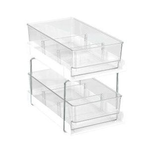 Storage | Crystal 2 Tier Drawers, 30cm Furniture Storage