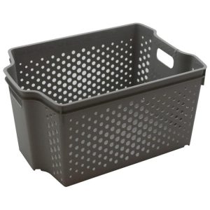 Storage | Hudson Stacking Basket, 28x20x14.5cm, 3 Asstd Colours Furniture Storage