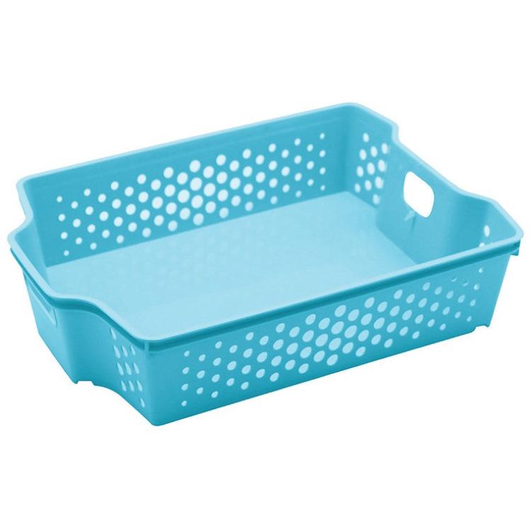 Storage | Hudson Stacking Basket, 28x20x6.5cm, 3 Asstd Colours