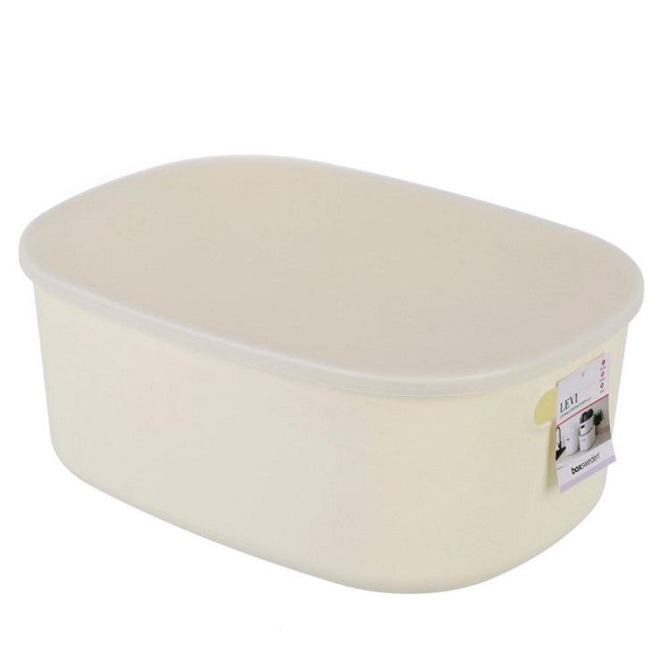 Storage | Levi Storage Container w/ Lid, 3 Asstd Colours