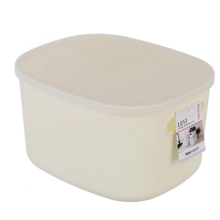 Storage | Levi Storage Container w/ Lid, 3 Asstd Colours