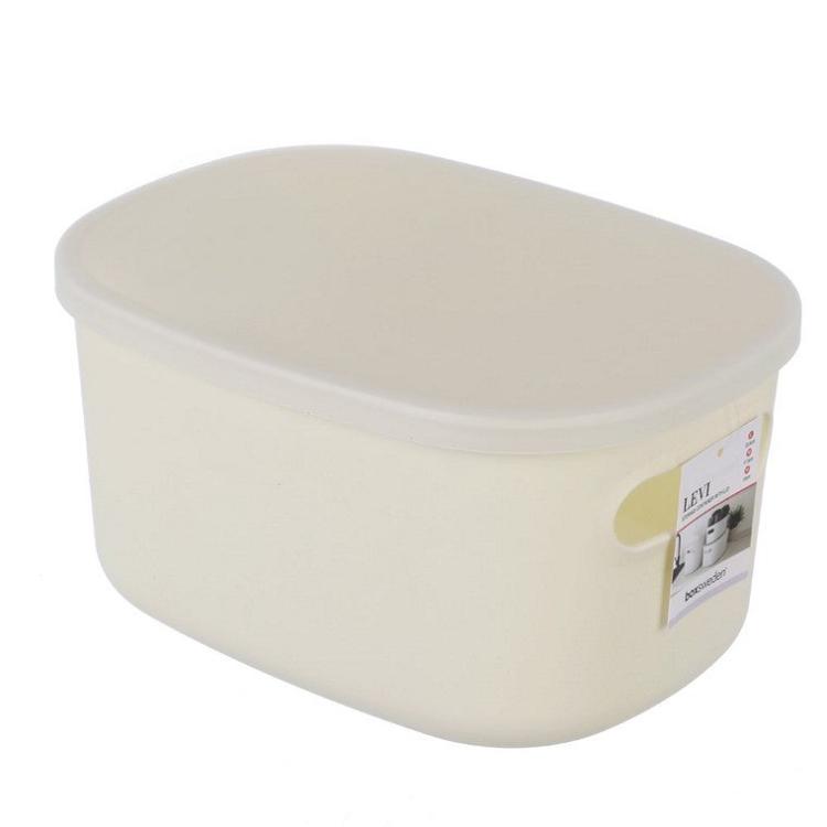 Storage | Levi Storage Container w/ Lid, 3 Asstd Colours