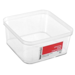 Storage | Square Crystal Container, 12x6cm, 2 Asstd Colours Furniture Storage