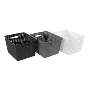 Storage | Weave Basket, Large, 3 Asstd Colours Furniture Storage